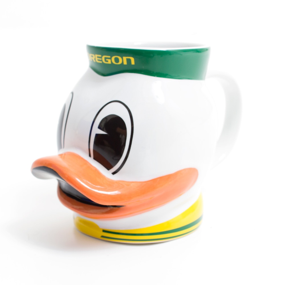 Ducks Spirit, RFSJ, Inc., Green, Traditional Mugs, Ceramic, Home & Auto, Mascot, 148460